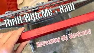 Thrift with Me + Huge Clothing Thrift Haul!