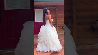 @mrs.lovelydudley twirling on Shabbat #weddingdress #countrylife #oklahoma #itstillfits