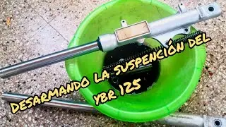Desarmando la suspención delantera del ybr, y enjuague rapidito con gasoil, Mantenimiento.