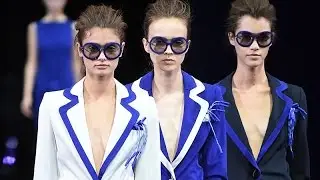 Emporio Armani Spring Summer 2015 Milan Fashion Week MFW Fashion Show