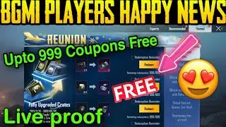 🤩🔥Live proof | Free Coupons exchange event | Pubg Mobile | Tamil Today Gaming