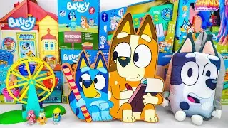 Bluey Toy Collection Unboxing Review 💙 Mystery Chilli and Bluey Box & Ferris Wheel Playset