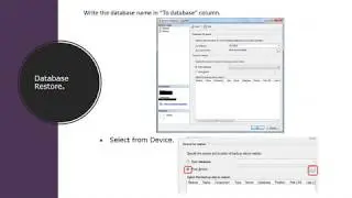 Database Restore in SQL Server | SQL server