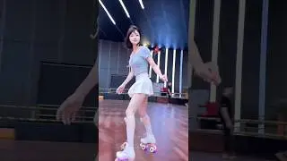 unique skating with DJ Song | Korean girl skating status | cute skating shoes | skater viral #korean
