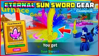 Got ETERNAL Sun Sword Gear & Completed New Event Quest in WFS | Roblox