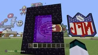 TU25 Custom Nether Portal Glitch / Use Any Block