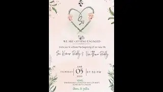 Engagement - Sai kumar Reddy 💕Vinuthna reddy  | Live On 5th june 2025 @ 6.30PM