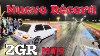TOYOTA DRAG 1/4 DE MILLAS  NUEVO RECORD PERSONAL FX16 SWAP 2GR-FE V6