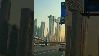 Driving through dubai downtown | 4k view skyscrapers | dubai road #burjkhalifa #dubairoad #explorer