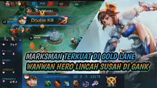 TIPS AND TRICK GAMEPLAY WANWAN SIDE LANE | LAGI TRIO SAMA SQUAD MJM MALAH KETEMU SQUAD CENTANG BIRU