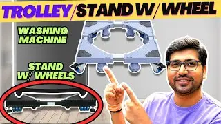 Best Washing Machine Stand with Wheels🔥Washing Machine Trolley with Wheels for Front Load / Top Load