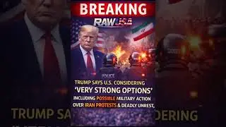 Trump Raises Military Option Amid Deadly Iran Protests #usa #shortsfeed #trump #trumpnews