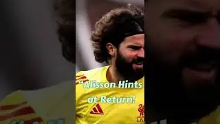 &ldquo;Alisson Hints at Return! Liverpool Star Drops Big Comeback Message After Nightmare Run 🔥 #thelfchub