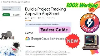 Build a Project Tracking App with AppSheet | #GSP969 #qwiklabs #arcade