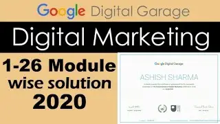 || Google Digital Garage || Module Answer With Assessment ||