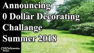 0 Dollar Decorating Challenge  Summer 2018 Announcement