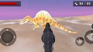 KILLING ALL DINOSAUR OF DESERT(NORMAL) WITH DOMINATOR CARNOTAURUS |HUNGRY APEX WORLD DINO HUNT