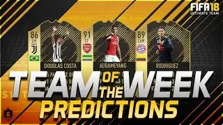 FIFA 18 TOTW 34 Predictions FT TIF Aubameyang, SIF Costa, TIF Rodriguez