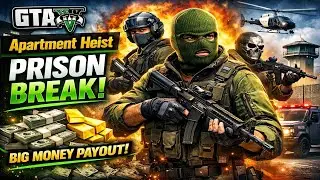 GTA 5 Apartment Heist ➜ Prison Break 🔓 Full Action Live #trending