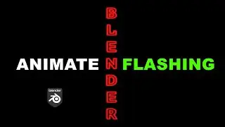 ANIMATE  FLASHING Neon Sign Tutorial in Blender
