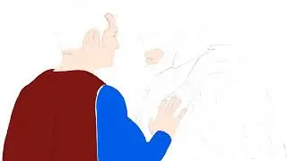 Batman VS Superman time lapse digital art