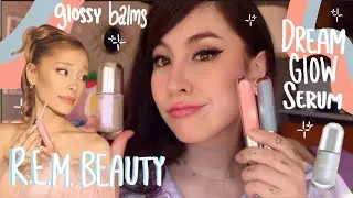 @r.e.m.beautyDREAM GLOW COLLECTION|AURA DREAMGLOW HIGHLIGHT SERUM COSMO+COTTON CANDY GLOSSY BALMS