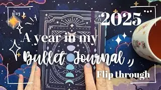 A year in my bujo ✨ 2025 bullet journal flip through 