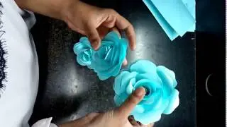 Making realistic paper roses complete tutorial-Paper Art