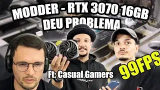 RTX 3070 16GB – Upgrade de Memória, Mod, Risco e Diagnóstico Ft:@Casual Gamers