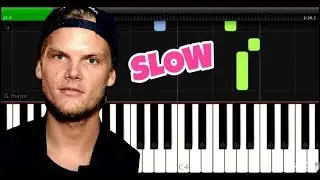 Avicii - SOS - Easy Piano Music - EASY&SLOW
