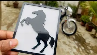 घोड़े वाली 🐎Number Plate 200rs😳 Silver Splendor modified 