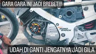 mengatasi satria brebet saat naik RPM