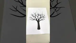 Autumn tree crafts for kids. #eyfs #learningthroughplay #preschool #ideasforkids #diycrafts
