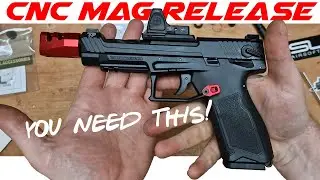 Custom TTI Airsoft TP22 Part 5 - Mag Release Upgrade