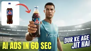 AI Create Thumsup Ads with Ronaldo in 60 Sec
