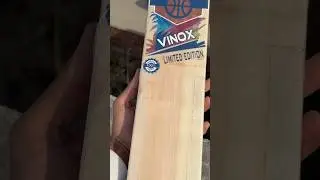 Vinod Kashmiri willow bat for leather ball ❤️🔥 #vinoxsport #cricket #cricketreels
