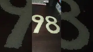 ninetyeight numbers | 98 numbers reverse video #shorts #youtubeshorts #reversevideo #viral #numbers