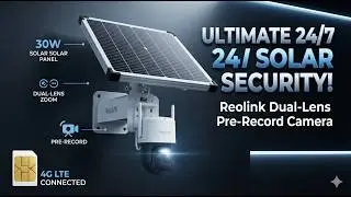 REOLINK 24/7 Solar Security Camera Review | Worth It? 2K AI Cam