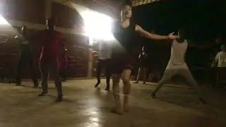 Cours de danse mandingue (Marakadon) de Mama Ouattara au Centre Siraba Bobo-Dioulasso 2019/11/19