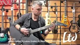 ESP LTD James Hetfield Signature Snakebyte Black Satin Elektro Gitar Tanıtımı