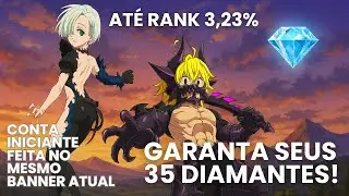 7DS GRAND CROSS l Guia do Final Boss Meliodas e Elizabeth l Rank 3,23% com conta iniciante.