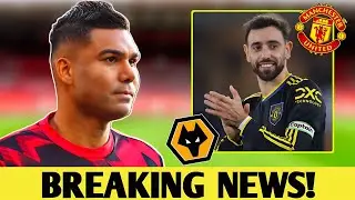 CASEMIRO SHOCKING STATEMENT ON BRUNO FERNANDES AFTER MAN UNITED WIN OVER WOLVES! - MAN UNITED NEWS