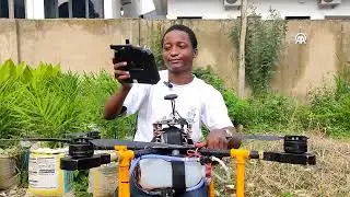 Nigerian engineer develops drone to detect and treat crop diseases, boosting farm productivity