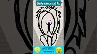 Draw 2 save : Save him 🥶 Level 65 #shorts #gaming #art