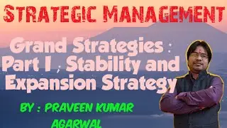 Grand Strategies : Part I ; Stability and Expansion Strategy