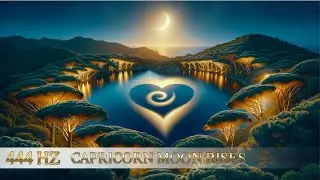 444HZ Capricorn New Moon Song | Manifestation Journey, Heart