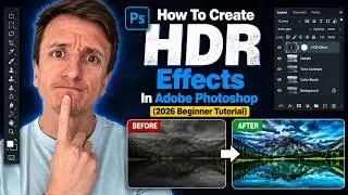 How To Create HDR Effects In Adobe Photoshop (2026 Beginner Tutorial)