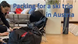 How to pack for a 5 day ski trip? | Follow me along as I prepare everything that I am taking with me