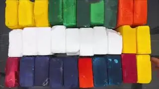 Multi color chalk crunch