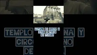 Templo de Diana y Circo Romano de M&eacute;rida #shorts